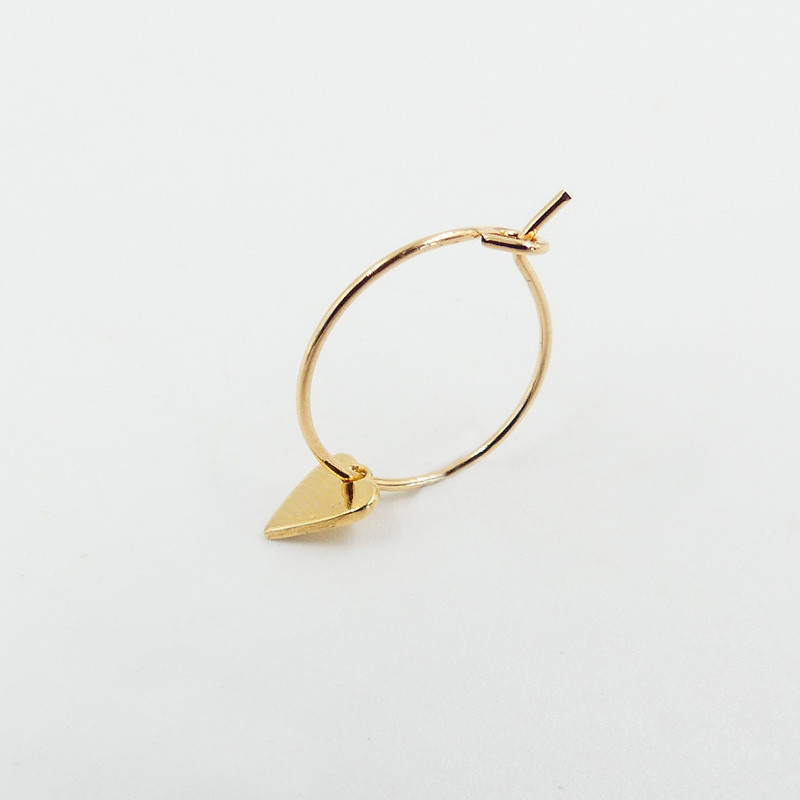 Boucle à l'unité petit coeur