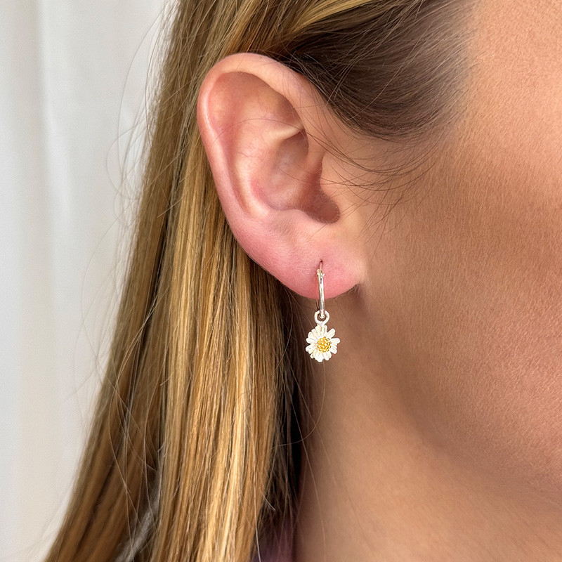 Boucle à l'unité Argent Pâquerette
