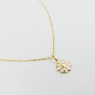 Collier Plaqué Or Fleur