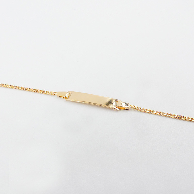 Gourmette Enfant Plaqué or