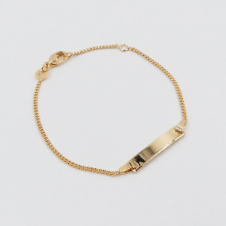 gourmette plaqué or