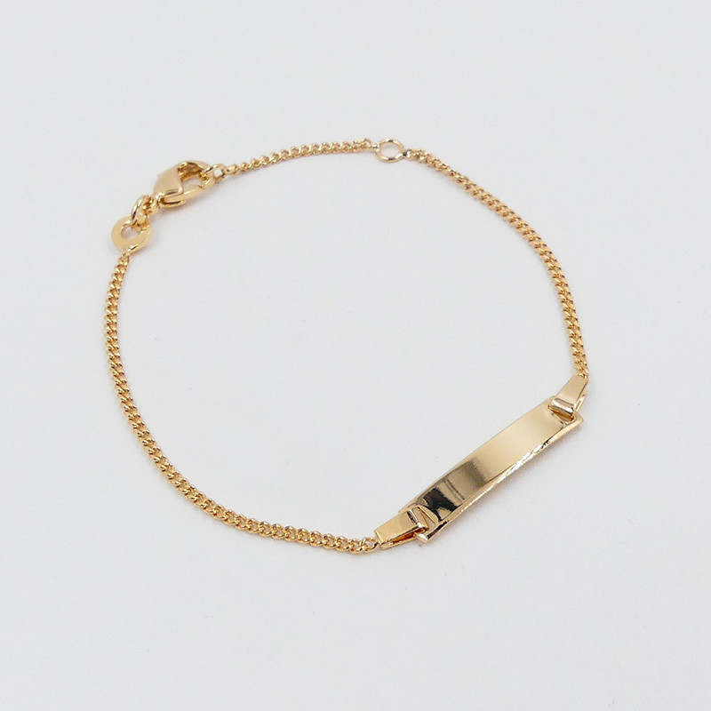 gourmette plaqué or