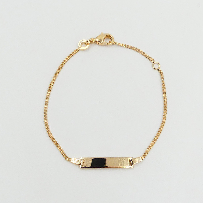 Gourmette Enfant Plaqué or