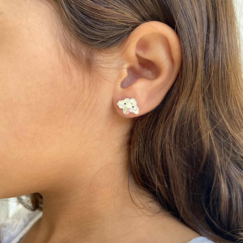 Clous Argent Enfant nuage