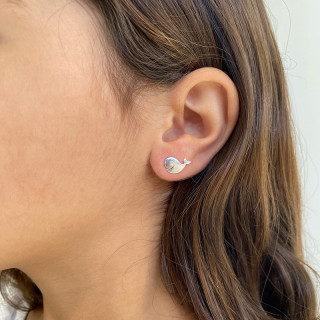 Clous Argent Enfant baleine