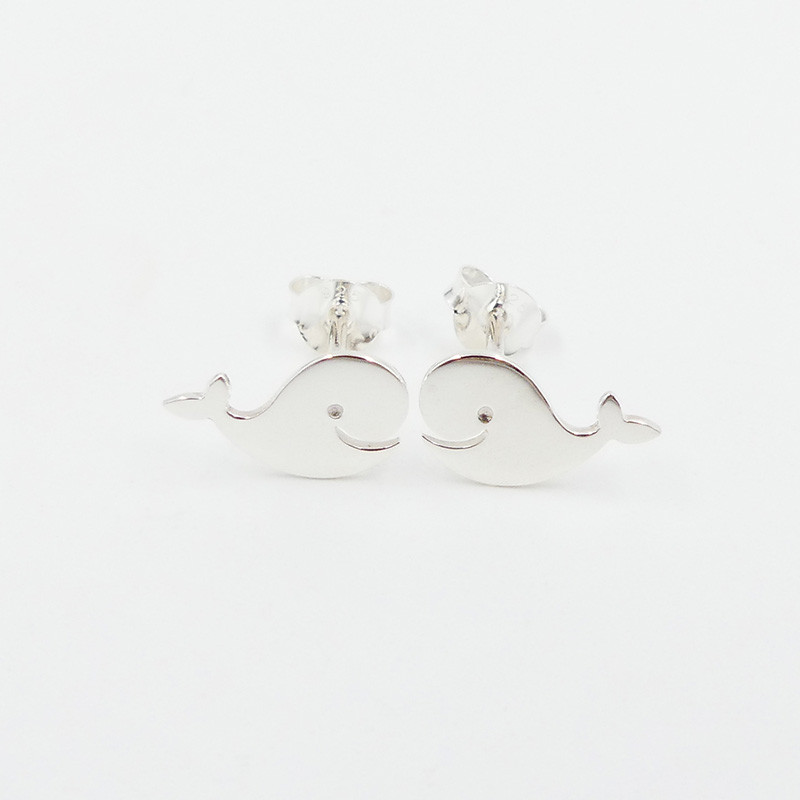 Clous Argent Enfant baleine