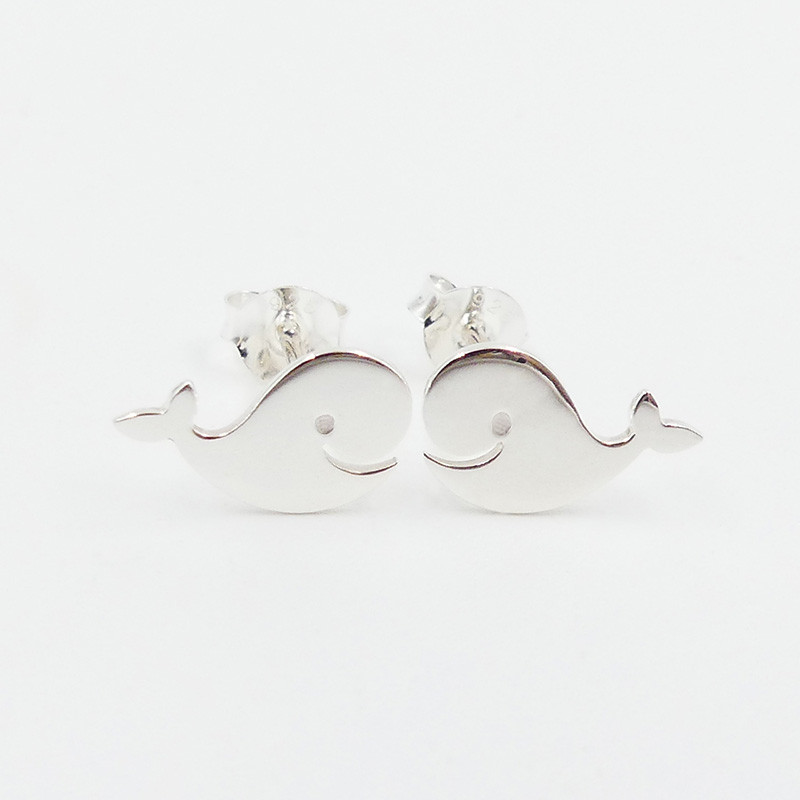 Clous Argent Enfant baleine