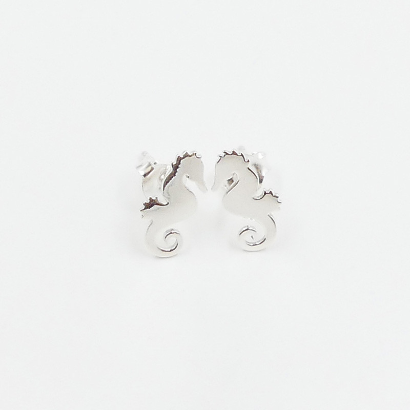 Clous Argent Enfant Hippocampe