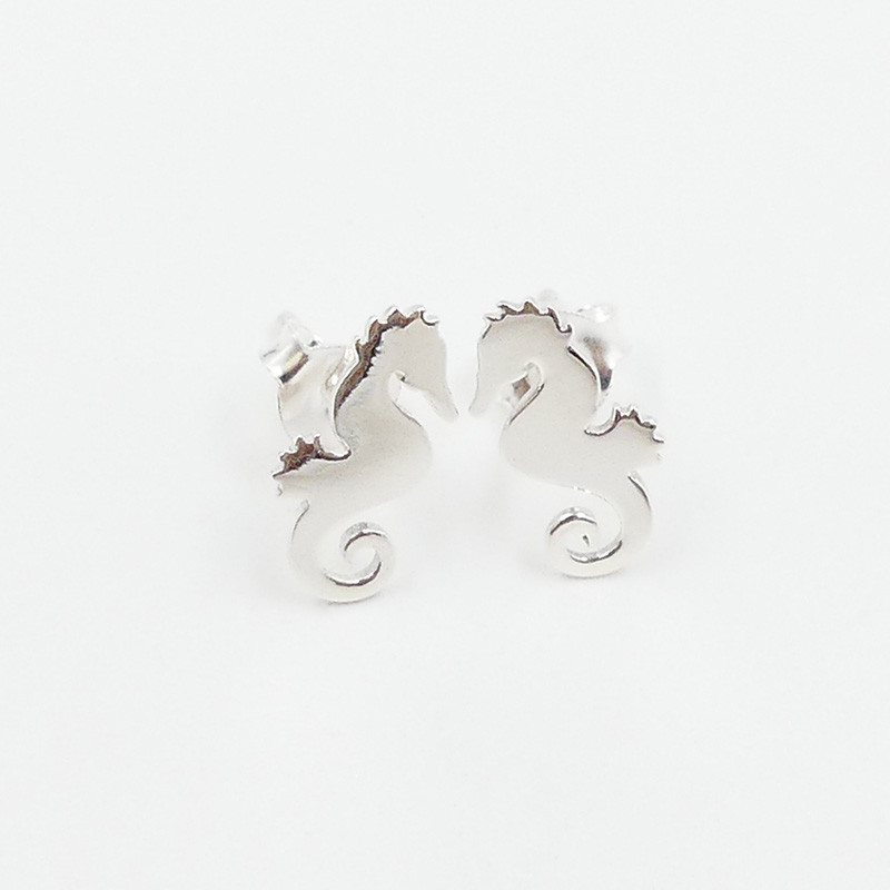 Clous Argent Enfant Hippocampe