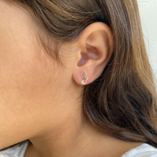 Clous Argent Enfant Hippocampe