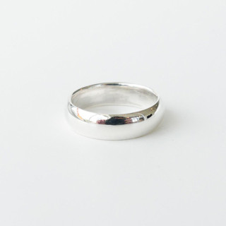 Bague Argent Alliance bombée