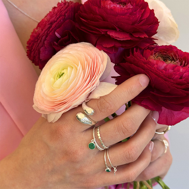 Bague Argent enlacée