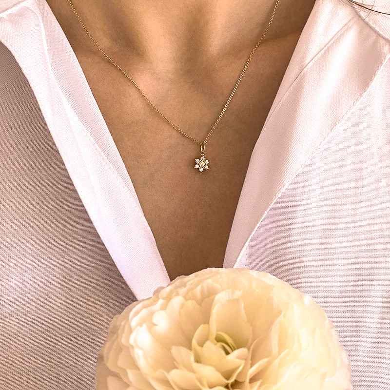 Charm's Doré fleur strass