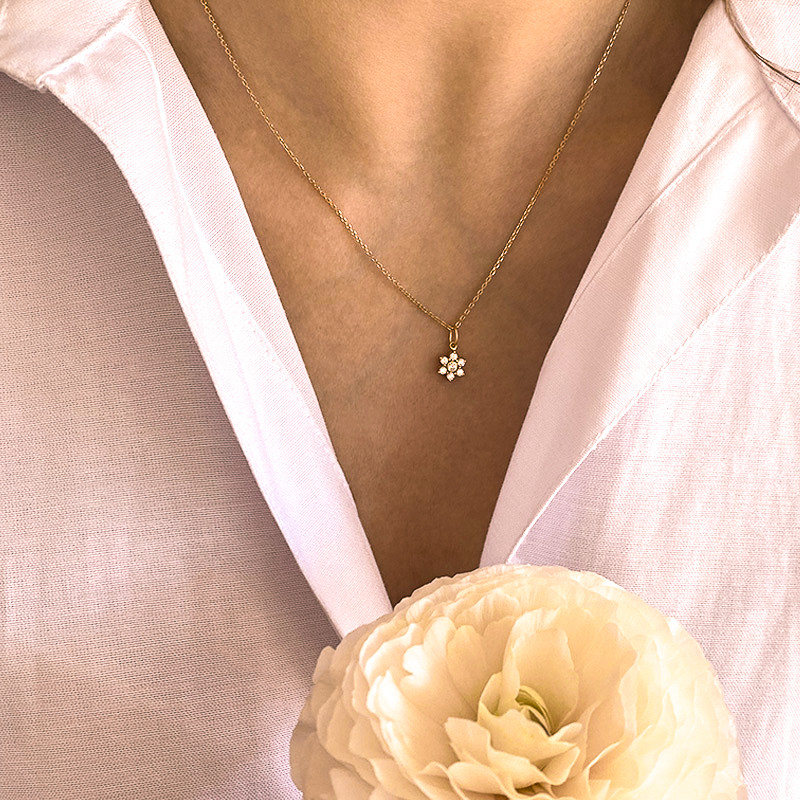 Charm's Doré fleur strass