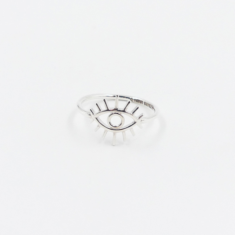 Bague fine Argent Oeil