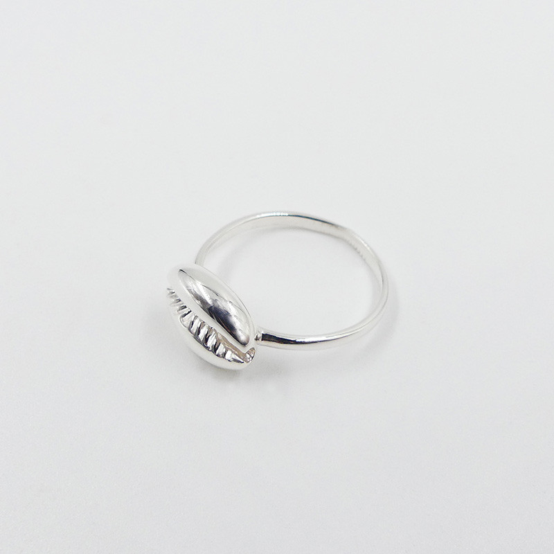 Bague Argent Coquillage Cauri