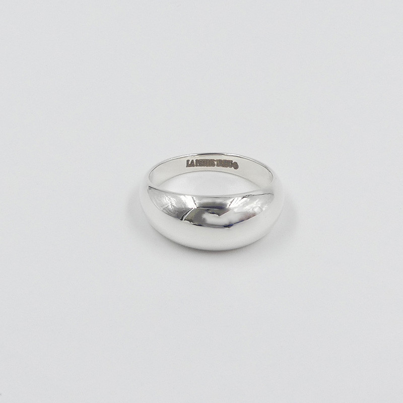 Bague Argent bombée