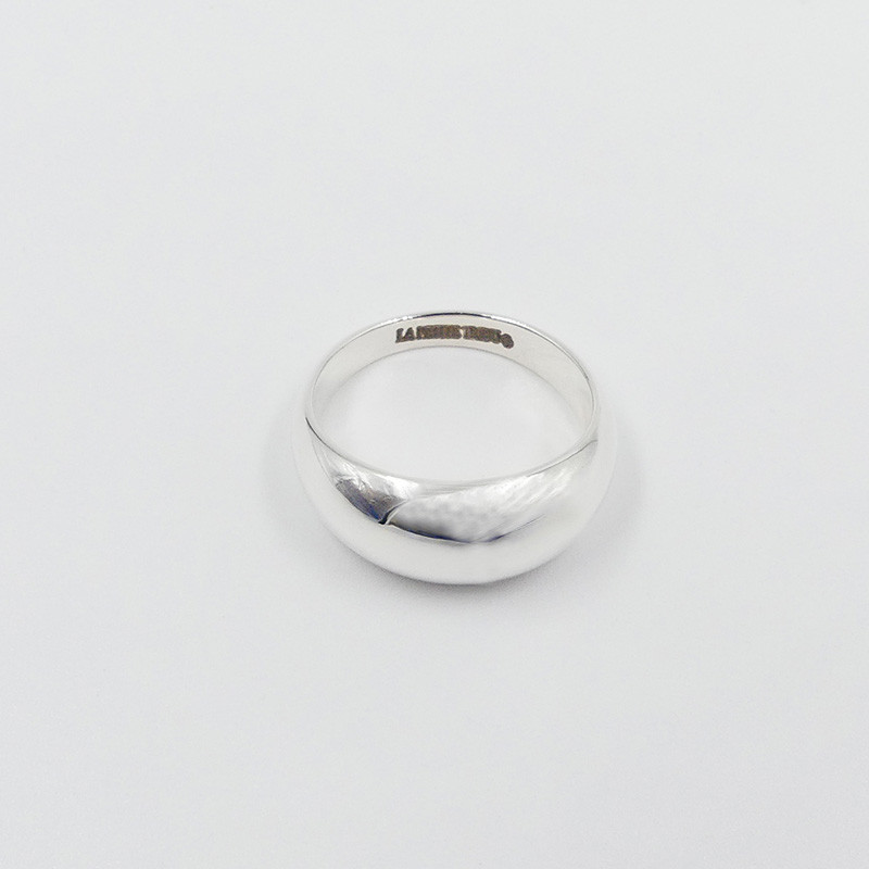 Bague Argent bombée