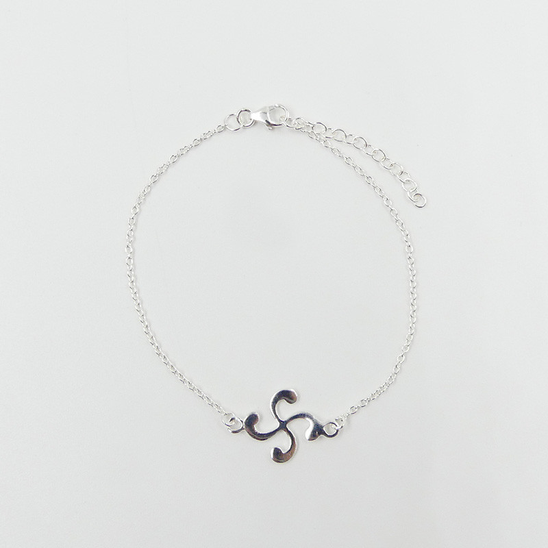 Bracelet Argent Croix basque