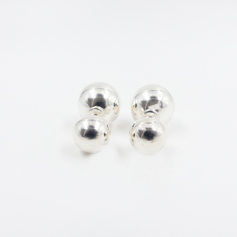 Boucles d'oreilles double boules