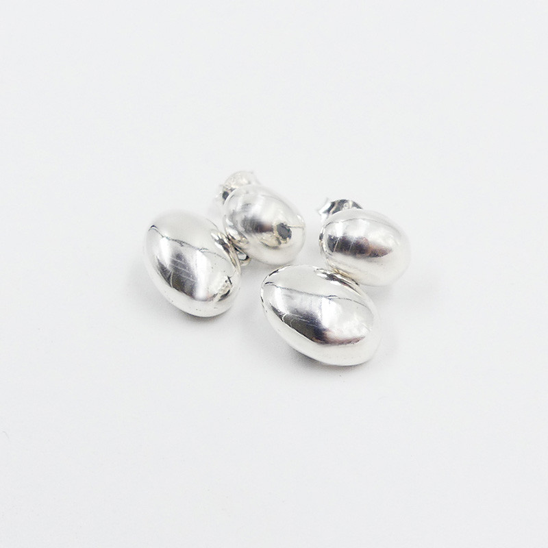 Boucles d'oreilles Argent double galets