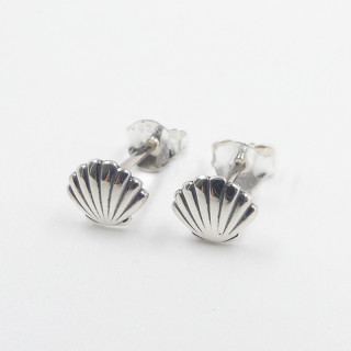 Clous d'oreilles Argent coquillage
