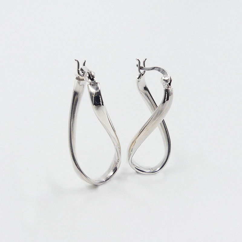 Créoles Argent Infini