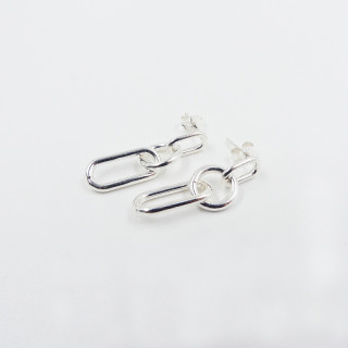 Boucles d'oreilles Argent géométriques