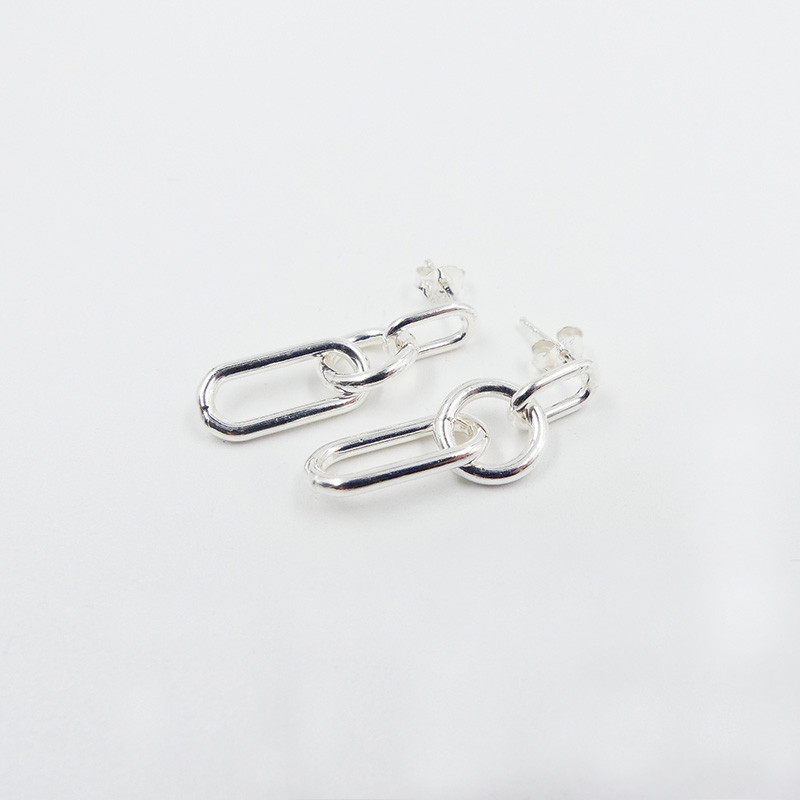 Boucles d'oreilles Argent géométriques