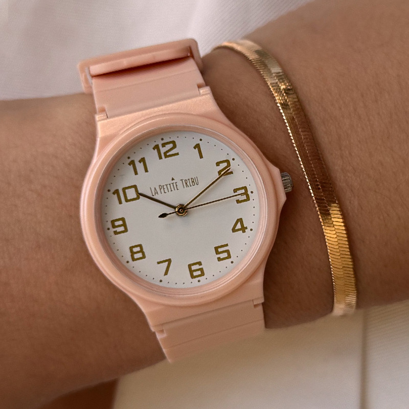 Montre LPT rose