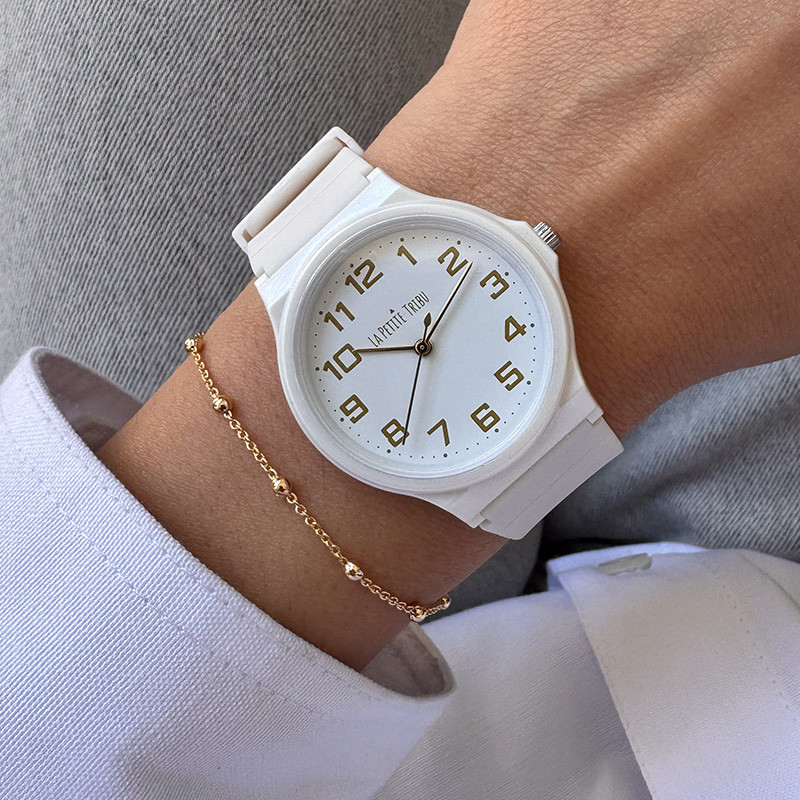 Montre LPT blanche