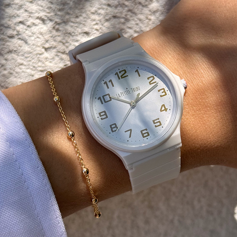 Montre LPT blanche