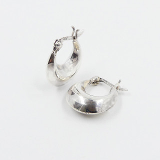 Créoles Argent Épaisses 10 mm