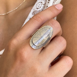 Bague Argent Ethnique