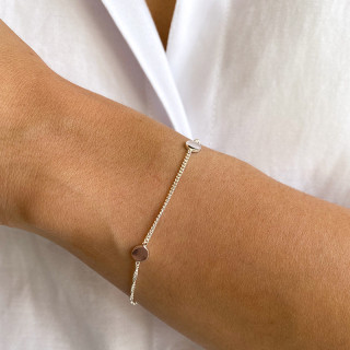 Bracelet Argent Pastilles