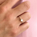 Bague Argent fine Nacre