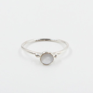 Bague Argent fine Nacre