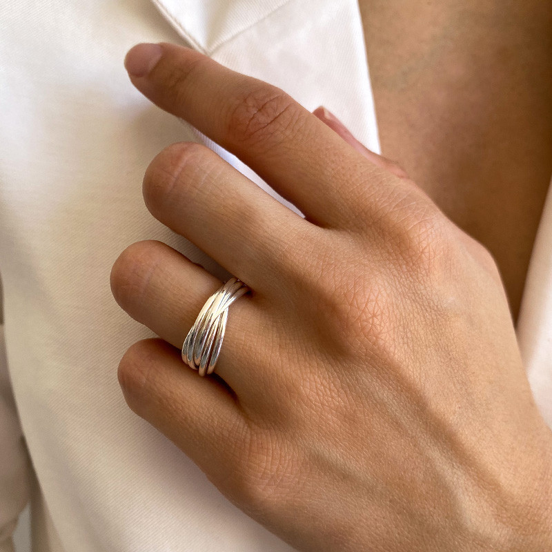 Bague Argent semainier
