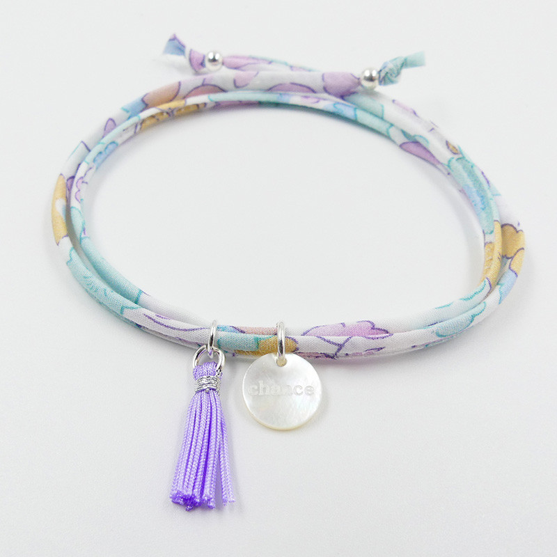 Bracelet Cordon Liberty Argent Chance
