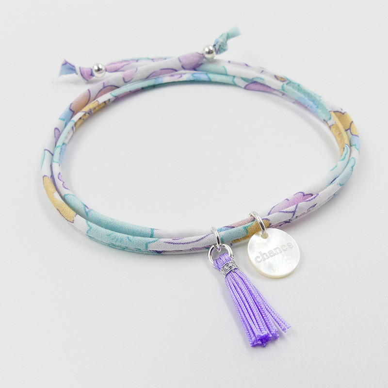 Bracelet Cordon Liberty Argent Chance
