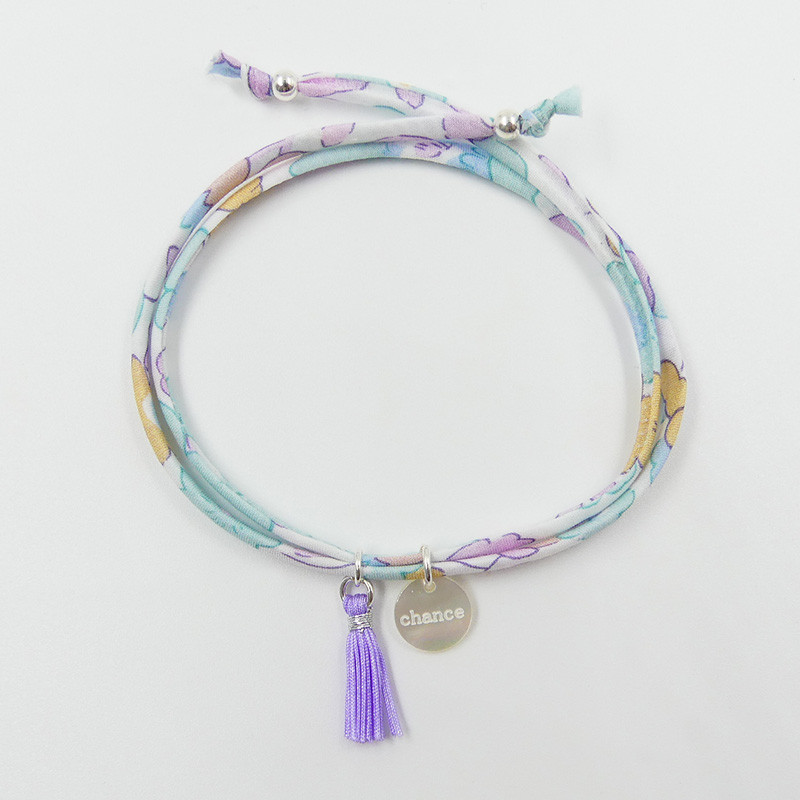 Bracelet Cordon Liberty Argent Chance