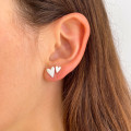 Clous argent coeur