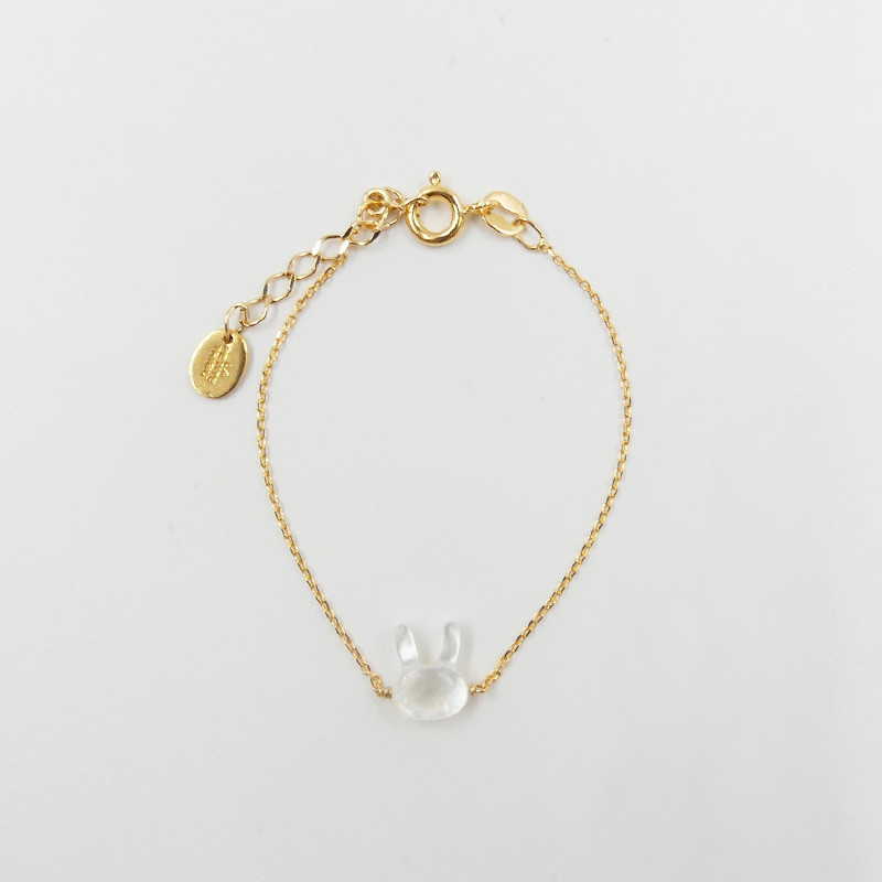 Bracelet Enfant Plaqué or Lapin