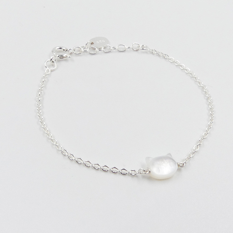 Bracelet Enfant Argent Chat