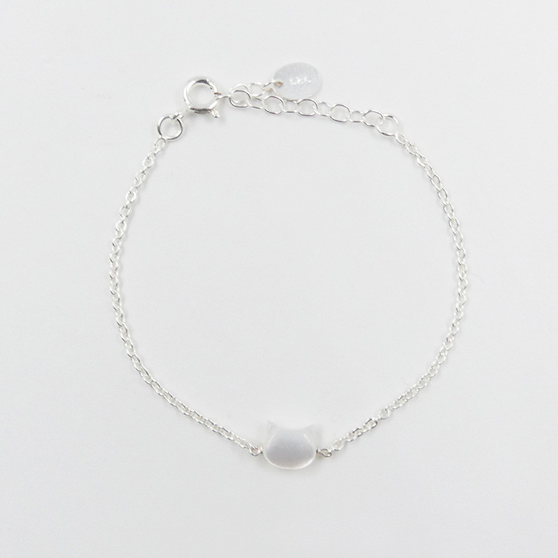 Bracelet Enfant Argent Chat