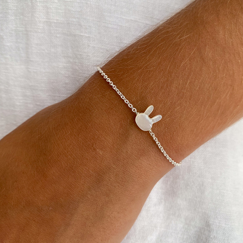 Bracelet Enfant Argent Lapin