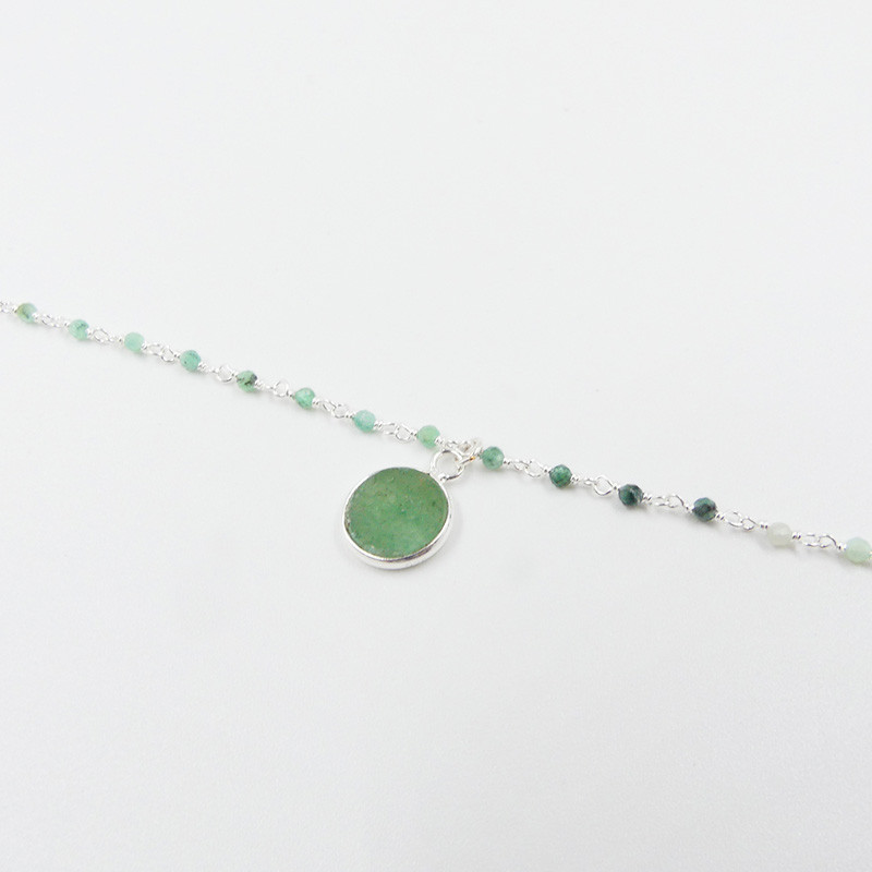 Bracelet Argent pierres fines naturelles