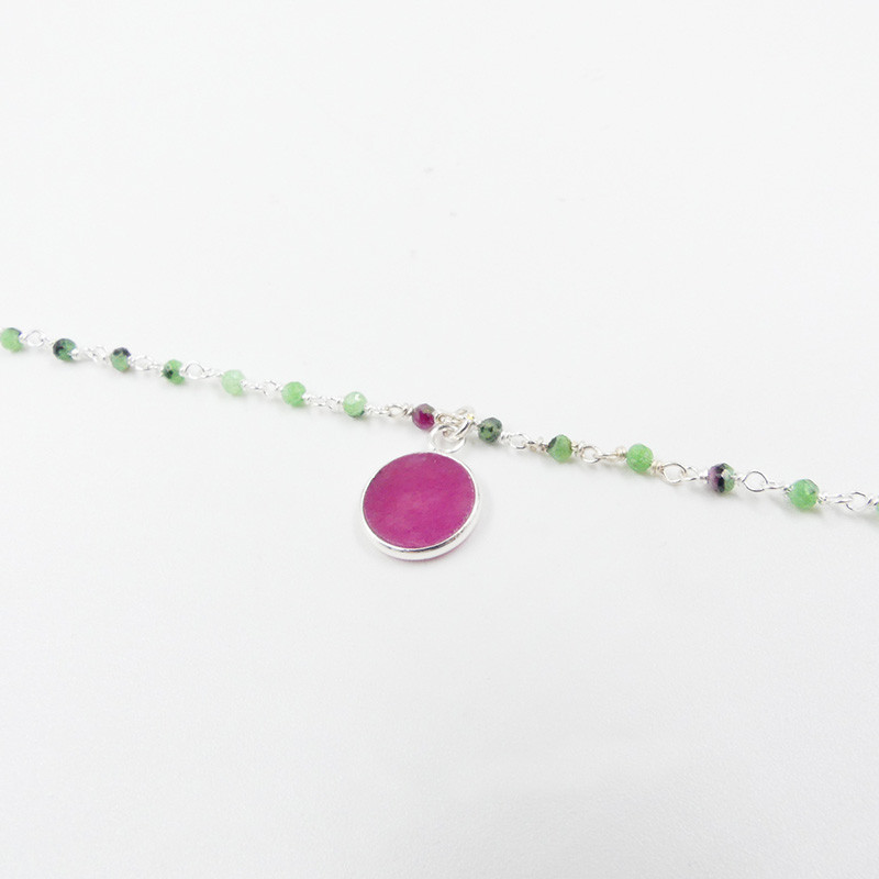 Bracelet Argent pierres fines naturelles