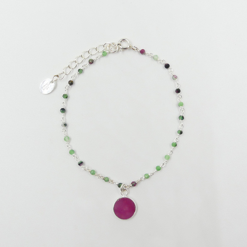 Bracelet Argent pierres fines naturelles