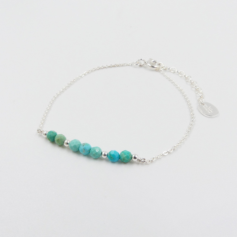Bracelet Argent pierres fines naturelles
